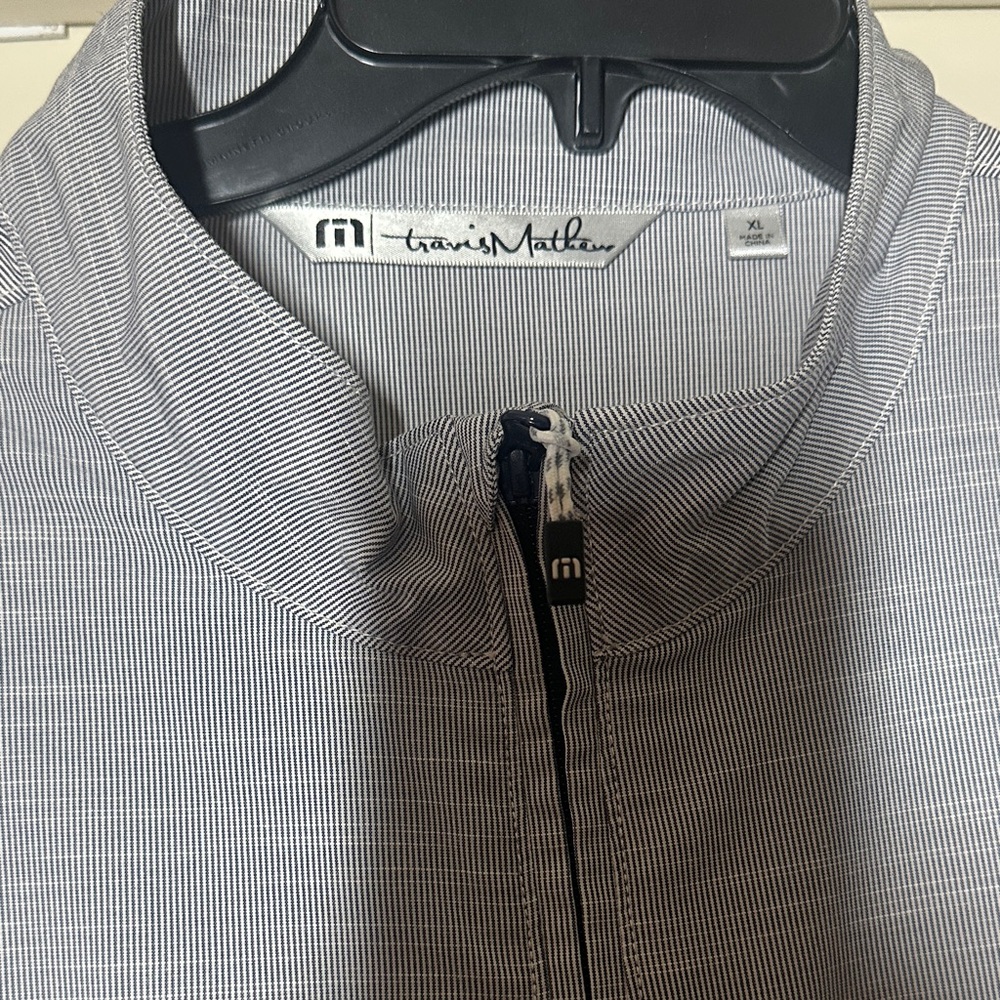 Travis Mathew Light Gray Full-Zip Jacket - Picture 4 of 4
